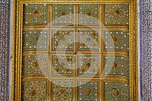 Mudejar ceiling, Seville, Spain