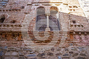 Mudejar House, Caceres, Spain. Building from the 14th century