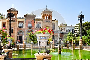 Mudejar pavilion in Seville, Spain