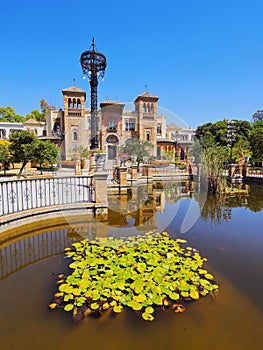 The Mudejar Pavilion in Seville, Spain