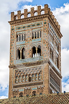 Mudejar tower of the Church of El Salvador, Teruel