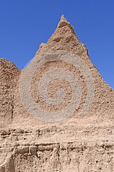 Mudstone Pinnacle in the Badlands