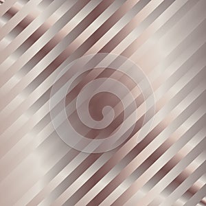 Mued bronze metal gradient diagonal stripes background