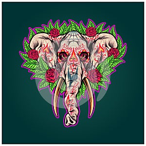 Muerte magnificence elephant floral