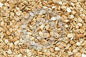 Muesli background texture