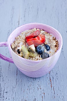 Muesli with fruits