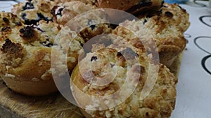 Muffins with arandano photo