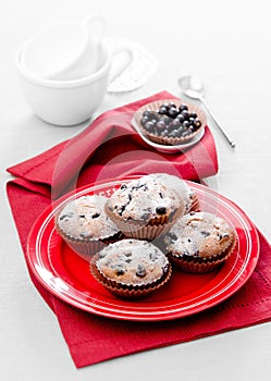 Muffins with berries