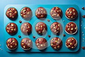 Muffins born on the holiday. AI Generated,
