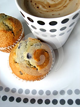 Muffins and coffee