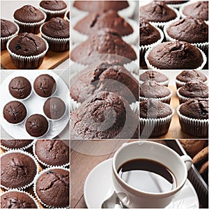 Muffins collage