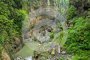 Mufu Grand canyon in Enshi Hubei China