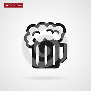 Mug of beer icon.