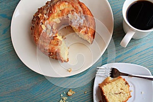 Mug and bunt cake