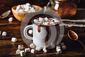 Mug of Cocoa with Marshmallows.