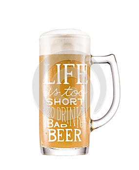 mug of cold beer