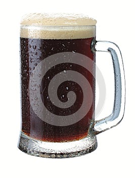 Mug of dark beer