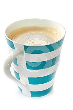 Mug of Frothy Coffee photo