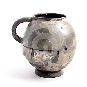 A mug made from parts of an old bomb