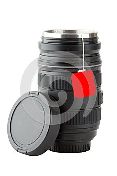 Mug made from professional photographic lens