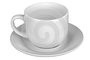Mug with saucer