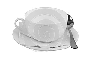 Mug with saucer