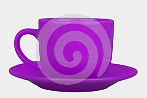 Mug with saucer