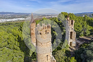 Muga Castle in Lower Penedes, in the municipality of Bellvei. Sp photo