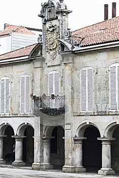 Mugartegui Palace in Praza da Pedreira in Pontevedra Spain