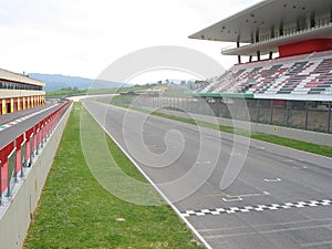 Mugello Circuit finish line photo