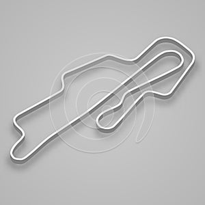 Mugello Circuit for motorsport and autosport. Template for your design