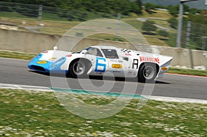 Mugello Historic Classic 25 April 2014: LOLA T70 Mk III B 1967 driven by Leo VOYAZIDES-Simon HADFIELD, during practice on Mugello