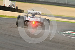 MUGELLO, ITALY - MAY 2012: Valtteri Bottas of Williams F1 races during a training session on May 2012 at Mugello Circuit in Italy