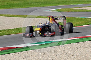 MUGELLO, ITALY 2012: Sebastian Vettel of Red Bull Racing F1 Team during Formula One Teams Test Days at Mugello Circuit