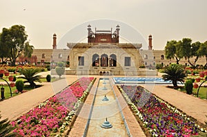 Mughal art and gardens , Lahore, Pakistan photo