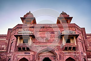 Mughal city of Fatehpur Sikri in Agra, India