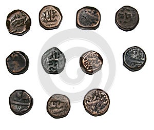 Mughal Emperor Jahangir Copper Coins