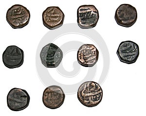 Mughal Emperor Jahangir Copper Coins Reverse