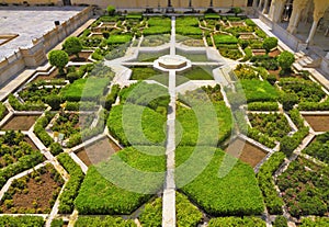 Mughal Garden Indside Amber Fort