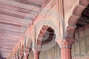 A Mughal passage in the Taj Mahal, Agra