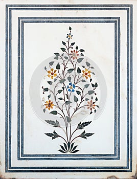 Mughal stone art