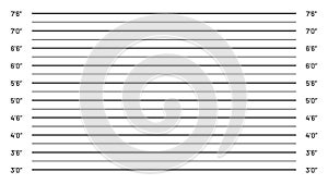 Mugshot background, police lineup for criminal wanted phot