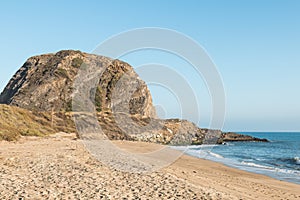 Mugu Rock on PCH in Malibu, California