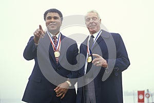 Muhammad Ali and Joe DiMaggio