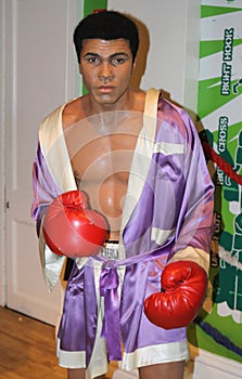 Muhammad Ali at Madame Tussaud's