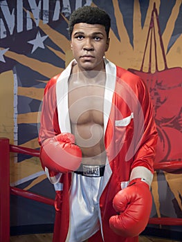 Muhammad Ali wax statue