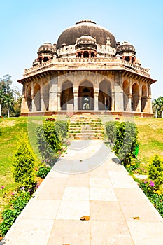 Muhammad Shah Sayyid Tomb at Lodhi Garden in New Delhi, India