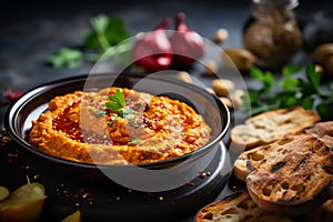 Muhammara, mediterranean food life style Authentic living