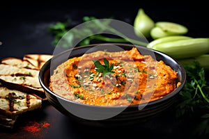 Muhammara, mediterranean food life style Authentic living