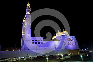 Muhammed Al Ameen Mosque at night. Muscat. Sultanate of Oman